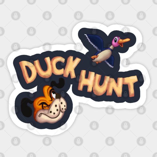 The Duck Hunt Show Sticker by SpennyEcks